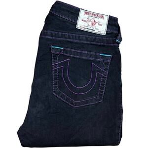 True Religion Y2K Black Curvy Skinny Jeans